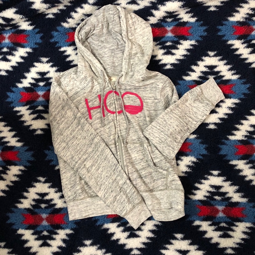 Hollister zip up hoodie